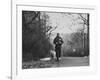 Boxer Joe Frazier Training for a Fight Against Cassius Clay, Aka Muhammad Ali-null-Framed Premium Photographic Print