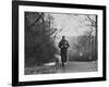 Boxer Joe Frazier Training for a Fight Against Cassius Clay, Aka Muhammad Ali-null-Framed Premium Photographic Print