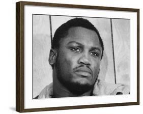 Boxer Joe Frazier Training for a Fight Against Muhammad Ali-John Shearer-Framed Premium Photographic Print