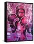 Boxer Kid 1-Abstract Graffiti-Framed Stretched Canvas