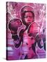 Boxer Kid 1-Abstract Graffiti-Stretched Canvas