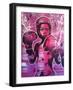 Boxer Kid 1-Abstract Graffiti-Framed Giclee Print