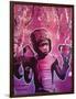 Boxer Kid 2-Abstract Graffiti-Framed Premium Giclee Print