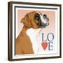 Boxer Love-Tomoyo Pitcher-Framed Giclee Print