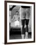 Boxer Muhammad Ali Jumping Rope While Watching Himself in Mirror During Training for His Fight-John Shearer-Framed Premium Photographic Print