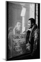 Boxer Muhammad Ali Taunting Boxer Joe Frazier During Training for Their Fight-John Shearer-Mounted Photographic Print