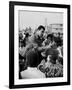 Boxer Muhammad Ali with Fans before Bout with Joe Frazier-John Shearer-Framed Premium Photographic Print