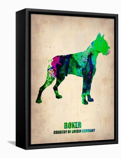 Boxer Poster Poster-NaxArt-Framed Stretched Canvas