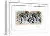 Boxer Prisoners Captured and Brought in by the Us 6th Cavalry, Tientsin, China, 1901-Underwood & Underwood-Framed Giclee Print