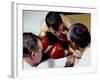 Boxer Receiving Advice-null-Framed Photographic Print