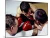Boxer Receiving Advice-null-Mounted Photographic Print