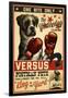 Boxer - Retro Boxing Ad-Lantern Press-Framed Art Print