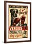 Boxer - Retro Boxing Ad-Lantern Press-Framed Art Print