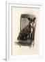 Boxer Sitting on a Chair, C.1890-null-Framed Giclee Print