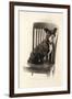 Boxer Sitting on a Chair, C.1890-null-Framed Giclee Print