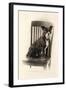 Boxer Sitting on a Chair, C.1890-null-Framed Giclee Print