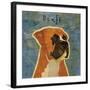 Boxer (square)-John W^ Golden-Framed Art Print