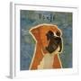 Boxer (square)-John W^ Golden-Framed Art Print