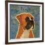 Boxer (square)-John W^ Golden-Framed Art Print