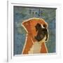 Boxer (square)-John W^ Golden-Framed Art Print