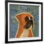 Boxer (square)-John W^ Golden-Framed Art Print