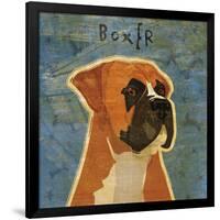 Boxer (square)-John W^ Golden-Framed Giclee Print