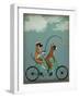 Boxer Tandem-Fab Funky-Framed Art Print