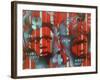 Boxer V Alphabet-Abstract Graffiti-Framed Giclee Print