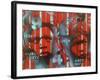 Boxer V Alphabet-Abstract Graffiti-Framed Giclee Print