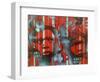 Boxer V Alphabet-Abstract Graffiti-Framed Giclee Print