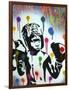 Boxer V Pollock-Abstract Graffiti-Framed Giclee Print