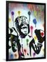 Boxer V Pollock-Abstract Graffiti-Framed Giclee Print
