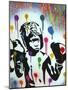 Boxer V Pollock-Abstract Graffiti-Mounted Giclee Print