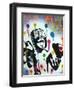 Boxer V Pollock-Abstract Graffiti-Framed Giclee Print