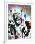 Boxer V Pollock-Abstract Graffiti-Framed Premium Giclee Print