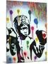 Boxer V Pollock-Abstract Graffiti-Mounted Premium Giclee Print