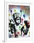 Boxer V Pollock-Abstract Graffiti-Framed Giclee Print