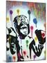 Boxer V Pollock-Abstract Graffiti-Mounted Giclee Print