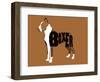 Boxer Word 2-Karen Williams-Framed Premium Giclee Print