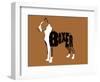 Boxer Word 2-Karen Williams-Framed Premium Giclee Print