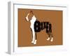 Boxer Word 2-Karen Williams-Framed Giclee Print