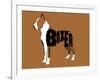 Boxer Word 2-Karen Williams-Framed Giclee Print