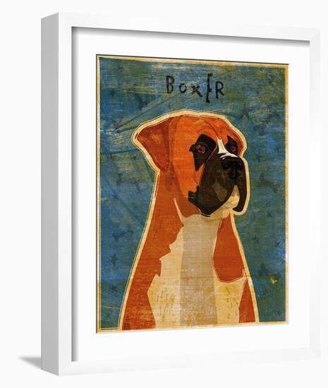 Boxer-John Golden-Framed Art Print