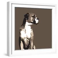 Boxer-Emily Burrowes-Framed Art Print