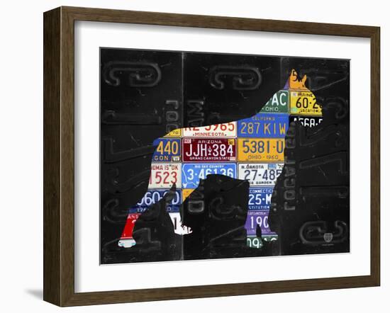 Boxer-Design Turnpike-Framed Giclee Print