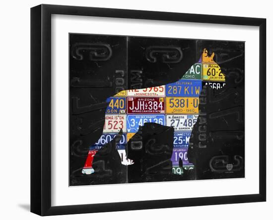 Boxer-Design Turnpike-Framed Giclee Print