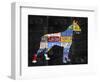 Boxer-Design Turnpike-Framed Giclee Print