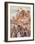 Boxers Enrolling at a Military Post-null-Framed Giclee Print