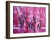 Boxers Guard Ya Grill-Abstract Graffiti-Framed Giclee Print