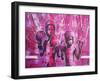 Boxers Guard Ya Grill-Abstract Graffiti-Framed Giclee Print